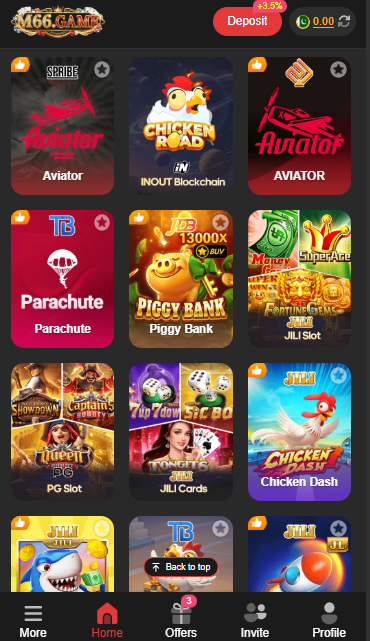 MAIN INTERFACE OF Download M66 Game 2026