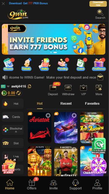 9win Plus Casino Game 2026
